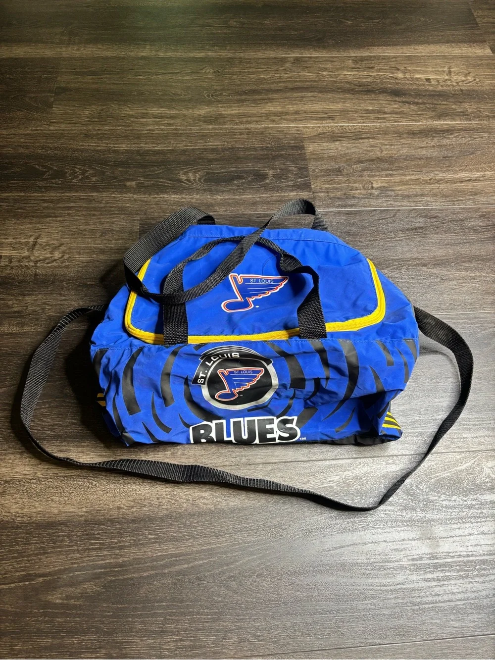 Vintage STL Blues NHL Gym Bag Duffel Bag
